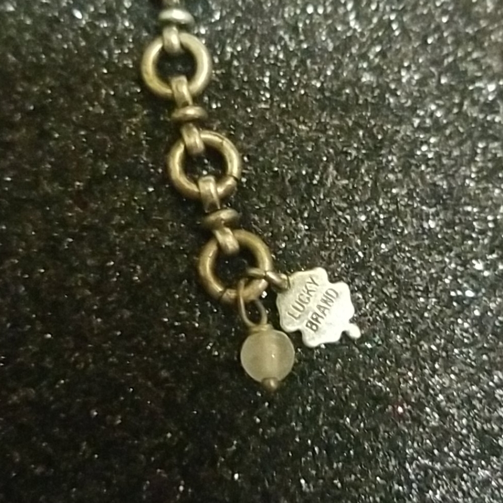 Lucky Brand Feather Necklace Boho - Picture 3 of 4